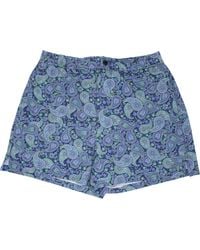 lords of harlech - Quack Pow Paisley Swim Short - Lyst