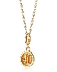 Lily Charmed - Plated Fortieth Birthday Charm Necklace - Lyst