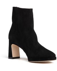 Beautiisoles by Robyn Shreiber Made in Italy - Scottie Ankle Bootie Comfortable Medium Heel Elegant For Work & Evening - Lyst