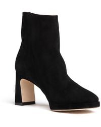 Beautiisoles by Robyn Shreiber Made in Italy - Scottie Ankle Bootie Comfortable Medium Heel Elegant For Work & Evening - Lyst