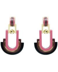 Gissa Bicalho - Handmade Earring Acrylic Craft Verner Antique Rose - Lyst