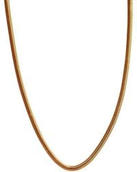 FV Jewellery - Steel Me Snake Chain - Lyst