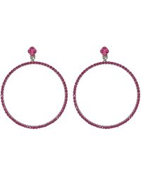 Vickisarge - The Jumbo Hoop Earrings - Lyst