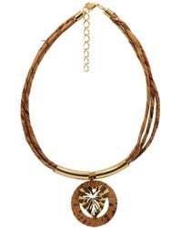 Nart Nature Making Art - The Monstera Banana Fiber Necklace - Lyst