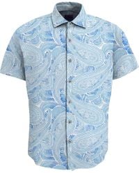 lords of harlech - Tyler Marakesh Paisley Short Sleeve Shirt - Lyst