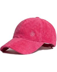 Maison Tangerine - Terry Cotton Baseball Cap Raspberry - Lyst
