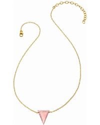 Heather Hawkins Jewelry - True Love Waits Elongated Triangle Semi-Precious Gemstone Necklace - Lyst