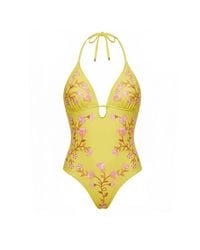 Jessie Zhao New York - Bloom Reversible One Piece Swimsuit - Lyst