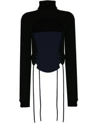 No'design - Corset Detail Sweatshirt - Lyst
