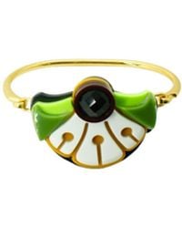 Gissa Bicalho - Handmade Acrylic Bracelet Gerbera Mustard - Lyst
