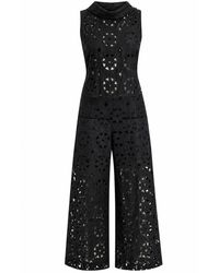MARICEL - Mela Sangallo Linen Jumpsuit - Lyst