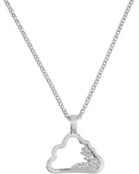 Claire Hill Designs - Sparkly Cloud Charm Necklace - Lyst