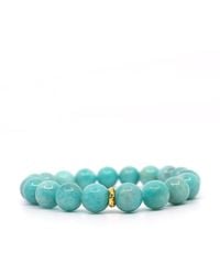 Shar Oke - Amazonite & 24K Pure Bracelet - Lyst