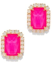 The Pink Reef - Gem Stud - Lyst