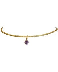 Eyeconic by Samar Ajram - Amethyst Birthstone Magnetic Rope Necklace - Lyst