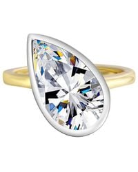 Onewildone - It's Not That Serious Tilted Pear Ring - Lyst
