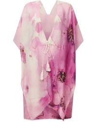James Lakeland - Watercolour Floral Kaftan - Lyst