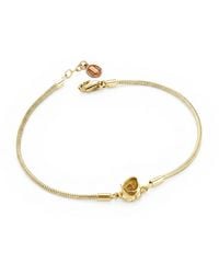 Unaloe - Lepeace Rose Adjustable Vermeil Snake Chain Bracelet For - Lyst