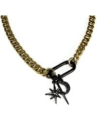 Rachel Nathan - Race Track: Matte Celestial Charm Necklace - Lyst