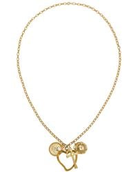 Caramel Vintage Jewellery - Vintage Plated Joy Necklace - Lyst