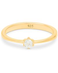 Esterah - Classic Solitaire Ring - Lyst