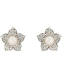 LÁTELITA London - Forget Me Not Pearl Stud Earrings - Lyst