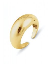 Spero London - Sterling Dome Crescent Ring - Lyst