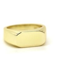 VicStoneNYC Fine Jewelry - Timeless Bold Signet Ring For - Lyst