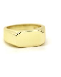 VicStoneNYC Fine Jewelry - Yellow Vermeil Bold Signet Ring For - Lyst