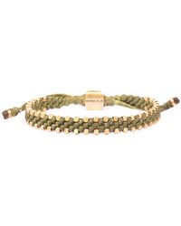 Harbour Uk - Harrogate Connection Brass Rope Bracelet - Lyst