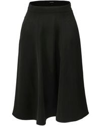 Smart and Joy - Sleek Flared Skirt - Lyst