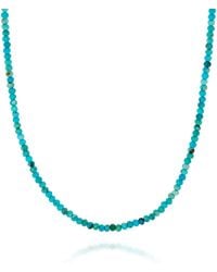 Nellou Jewellery - Mini Bead Necklace - Lyst