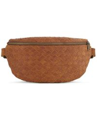 Hides Leather Co. - Nexus Woven Leather Belt Bag, Handmade Minimal Saddle Waist Purse - Lyst