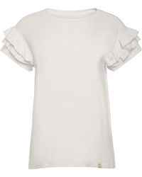 LOVETRUST - Ella Ruffle Sleeve Tee - Lyst