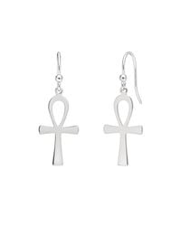 Spero London - Sterling Egyptian Ankh Drop Earrings - Lyst