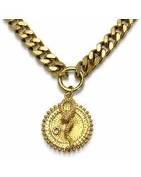 Rachel Nathan - Queen Snake Curb Necklace - Lyst