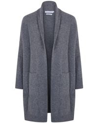 Paul James Knitwear - Pure Lambswool Long Line Liberty Cardigan With Pockets - Lyst