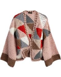 Saachi - Hand-Crocheted Geometric Short Jacket - Lyst