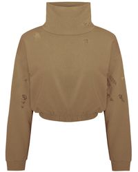 Pcfg - Destroyed High Neck Sweat - Lyst