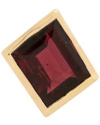 Artisan - 18K Emerald Cut Tourmaline Bezel Set Pendant - Lyst