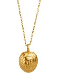 Goddess Charms - God Of Courage & Inner Strength Charm Necklace - Lyst