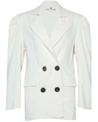 STATE OF GEORGIA - Bodene Suit Jacket Off Charocoal Buttons - Lyst