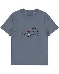 Anchor and Crew - Heather Fish Where's William Going? Organic Cotton T-Shirt - Lyst