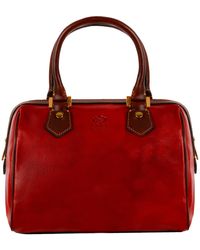 Time Resistance - Leather Barrel Bag - Lyst