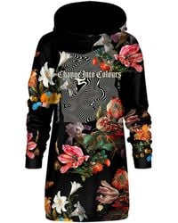 Aloha From Deer - Flowers Hoodie Oversize Hoodie Dress - Lyst