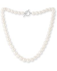 Pearls of the Orient Online - Gratia Cultured Freshwater Pearl Necklace With Sterling Toggle Clasp - Lyst