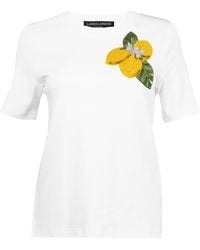 House of Laines London - Laines Couture Embellished La Dolce Vita Lemons T-Shirt - Lyst