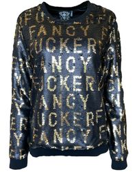 Any Old Iron - Fancy Fucker Sequin Sweatshirt - Lyst