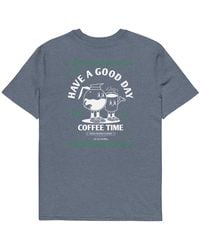 Anchor and Crew - Heather Gustatory Have A Good Day Organic Cotton Embroidered T-Shirt - Lyst