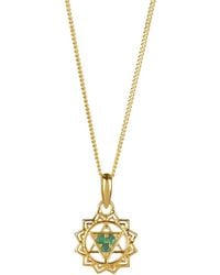 Charlotte's Web Jewellery - Heart Chakra Necklace - Lyst